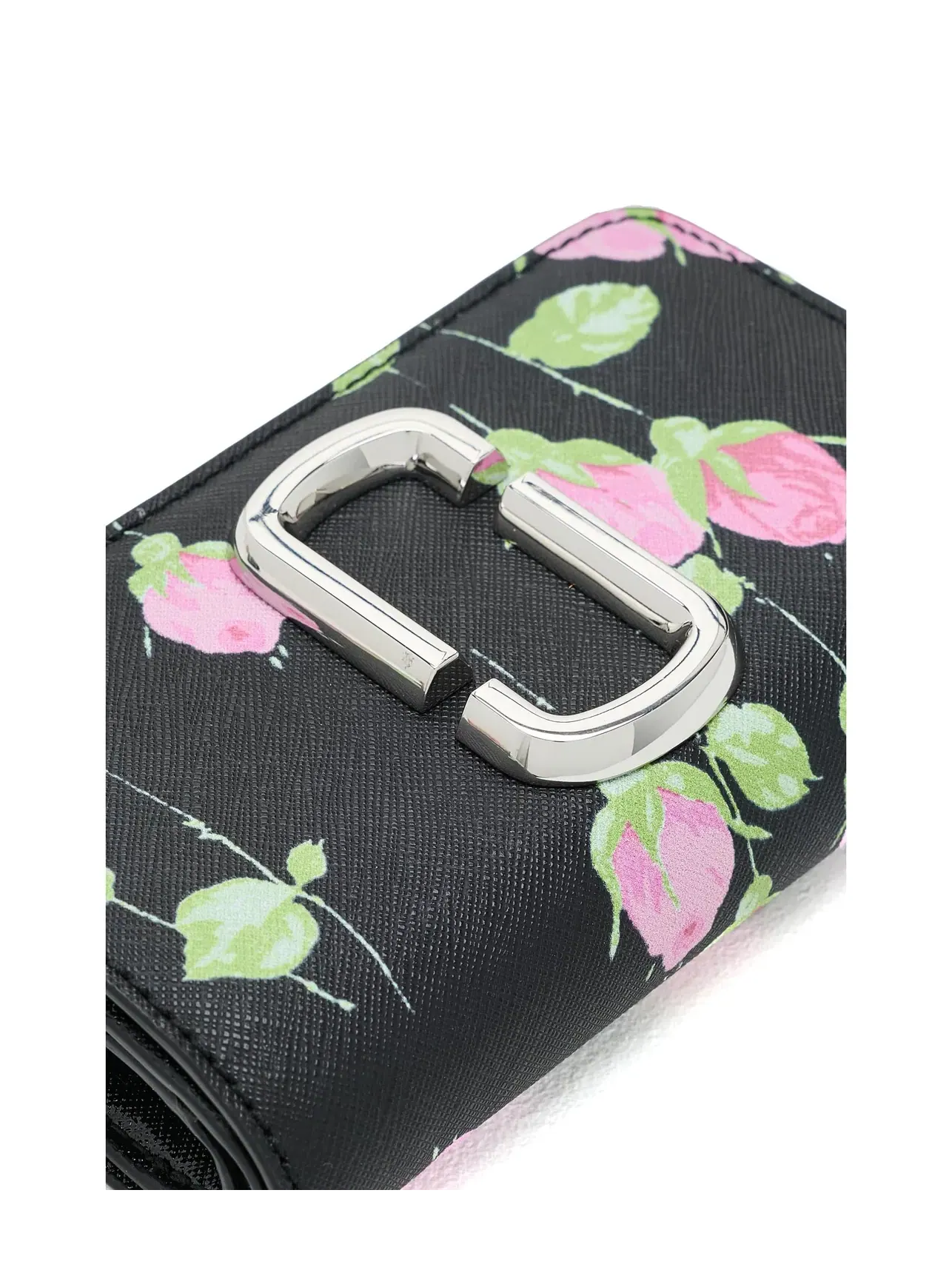 Компактный кошелек Snapshot Compact Wallet In Vintage Floral Marc Jacobs — изображение 4 из 5, черный мульти