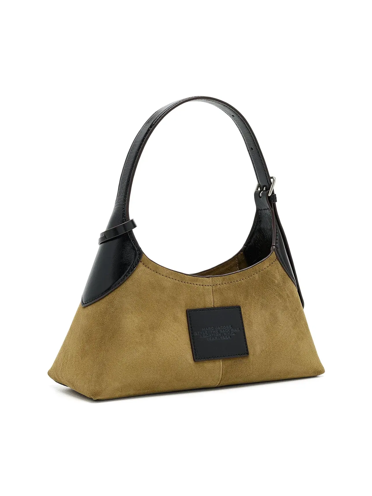 Маленькая сумка-мешок с ремнем из замши Small Belted Sack Bag In Suede Marc Jacobs — 2