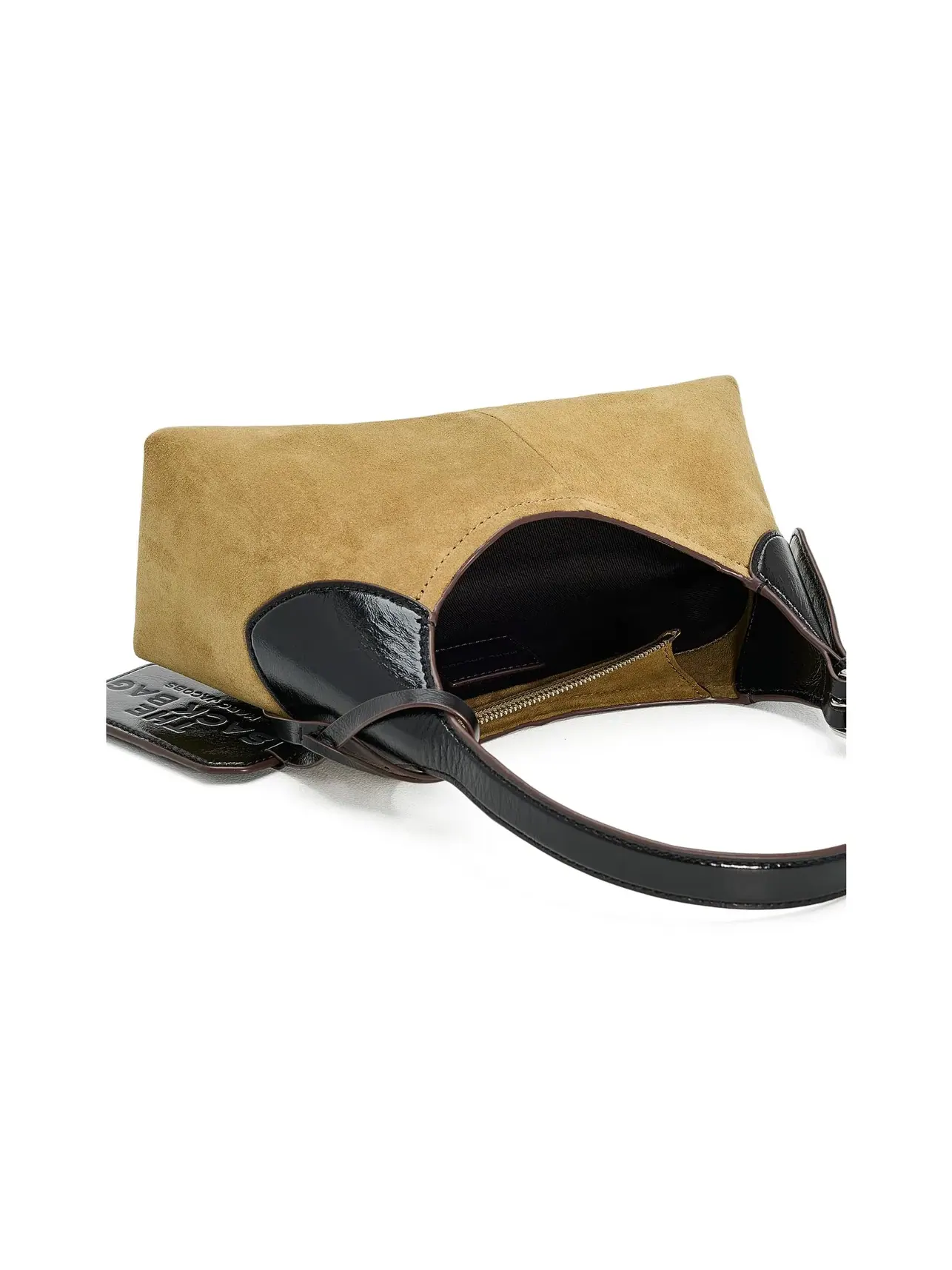 Маленькая сумка-мешок с ремнем из замши Small Belted Sack Bag In Suede Marc Jacobs — 5