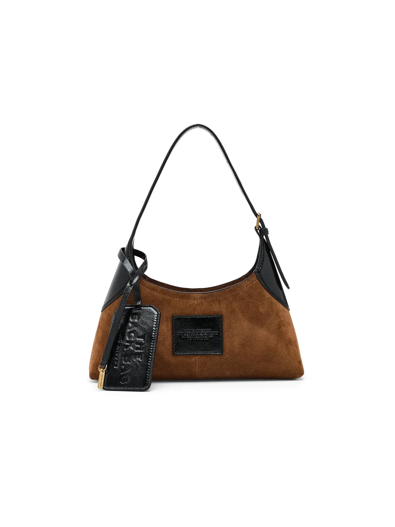 Маленькая сумка-мешок с ремнем из замши Small Belted Sack Bag In Suede Marc Jacobs — 1