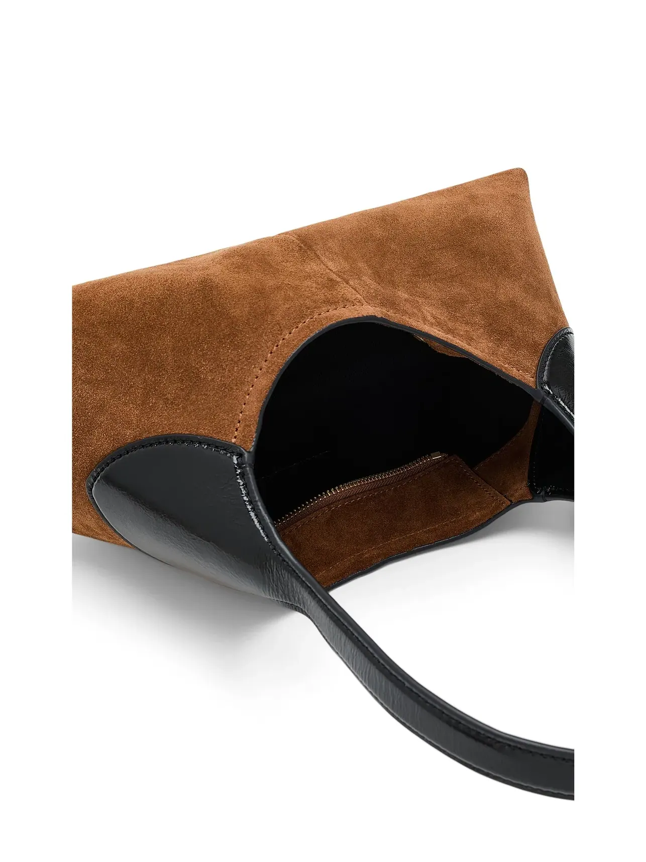 Маленькая сумка-мешок с ремнем из замши Small Belted Sack Bag In Suede Marc Jacobs — 5
