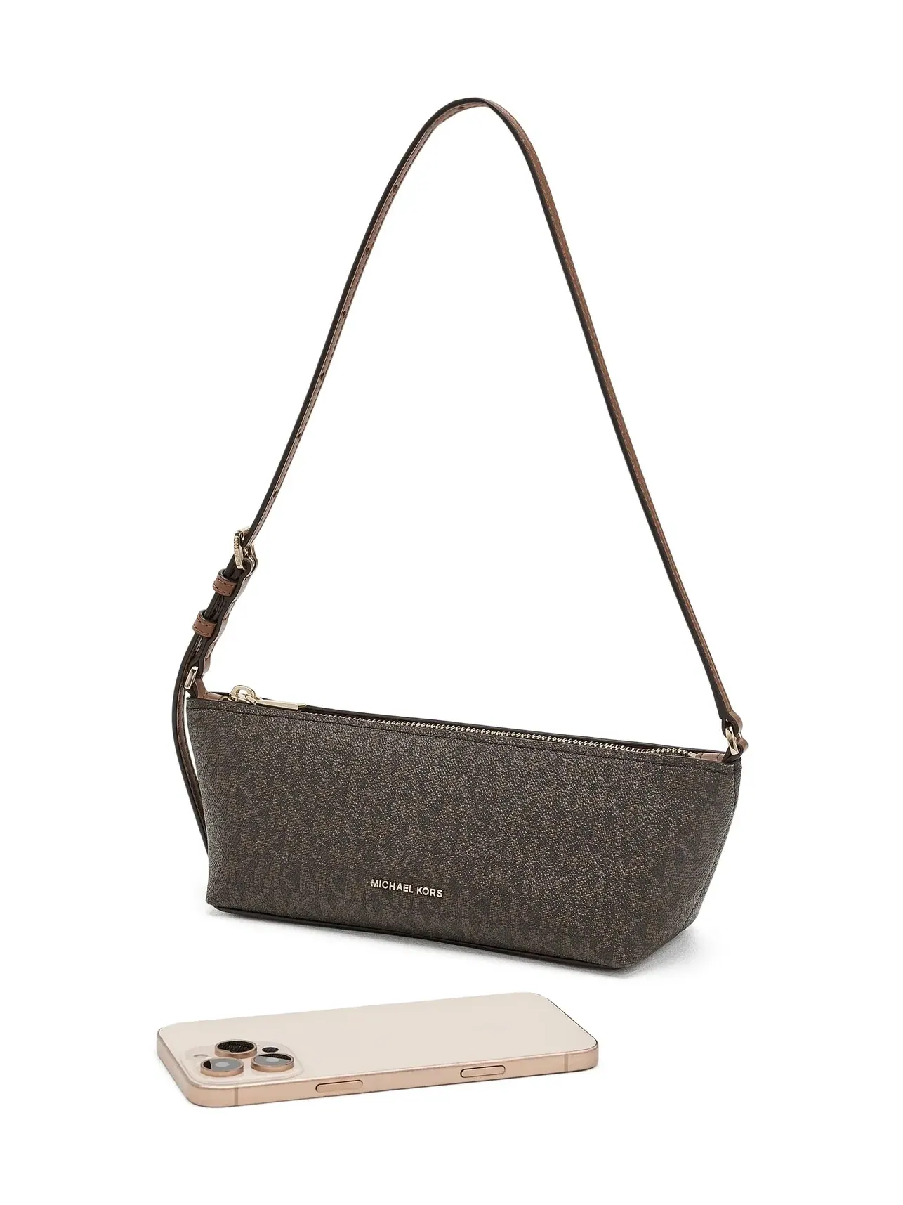 Маленькая сумка-мешочек Laila Small East West Pouchette Michael Michael Kors — 3