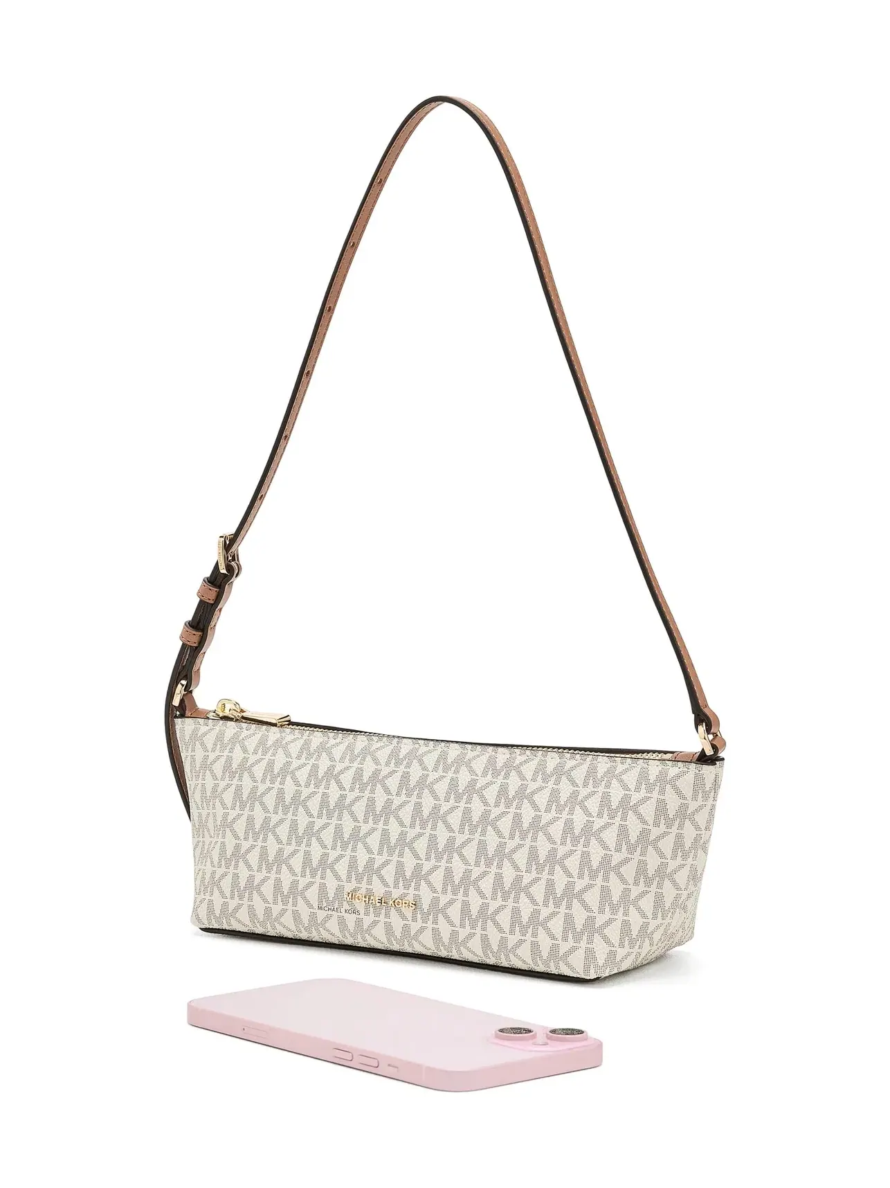 Маленькая сумка-мешочек Laila Small East West Pouchette Michael Michael Kors — 3
