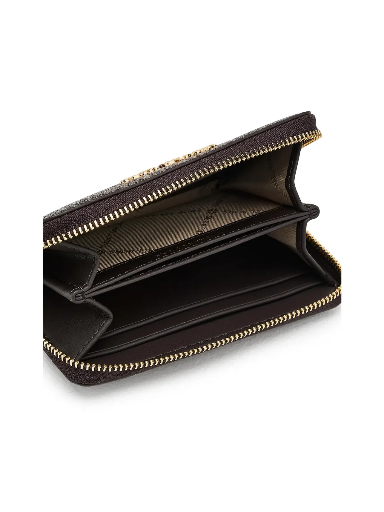 Маленькая визитница на молнии Jet Set Small Zip Around Card Case Michael Michael Kors — изображение 5 из 5, шоколад