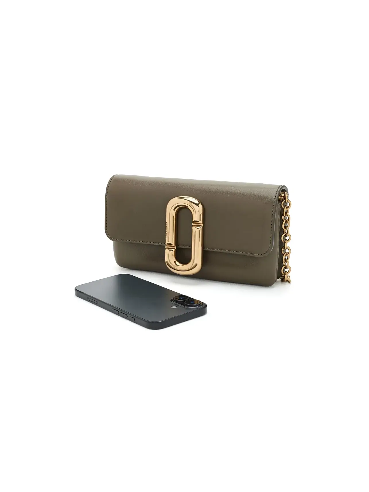 Сумка-кошелек на цепочке Scene Wallet On Chain Marc Jacobs — изображение 3 из 5, лесной