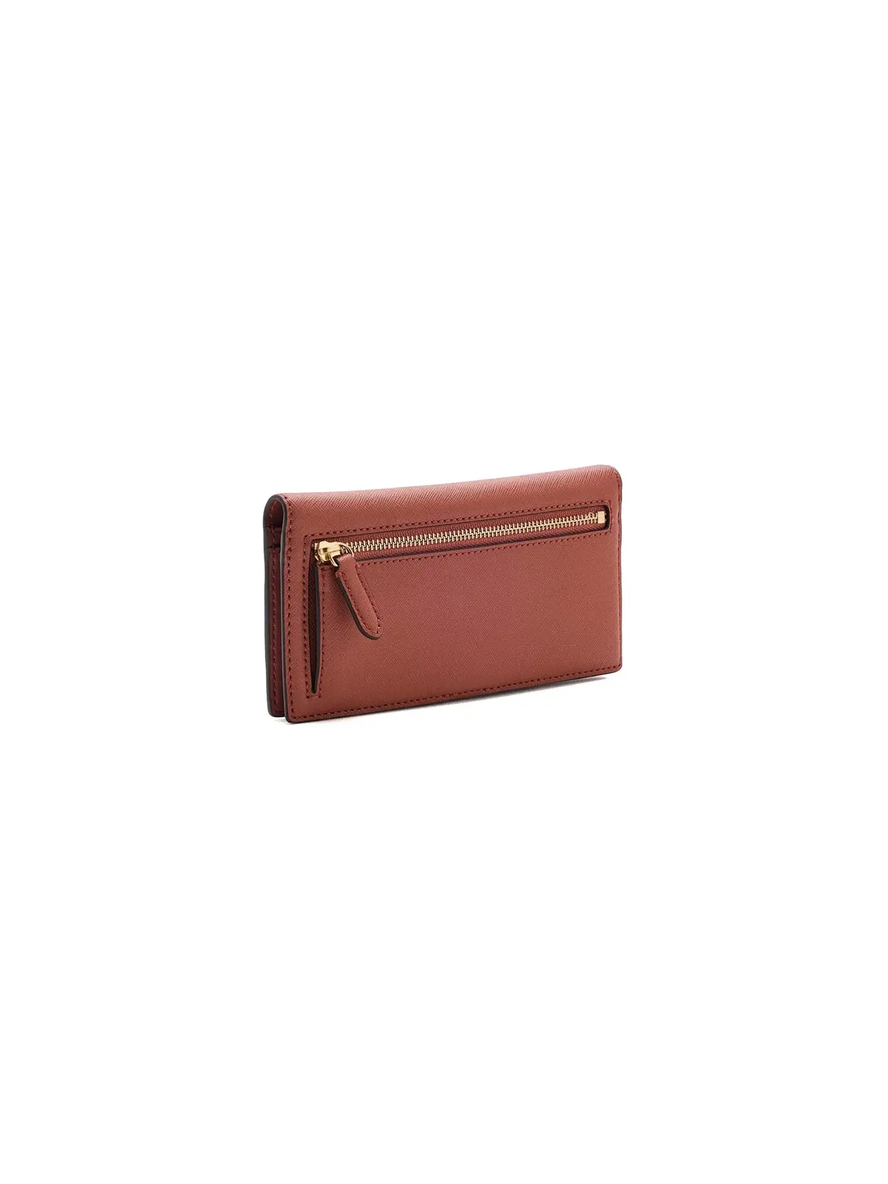 Тонкий кошелек из кожи с перекрестной текстурой Crosshatch Leather Slim Wallet Lauren Ralph Lauren — изображение 2 из 5