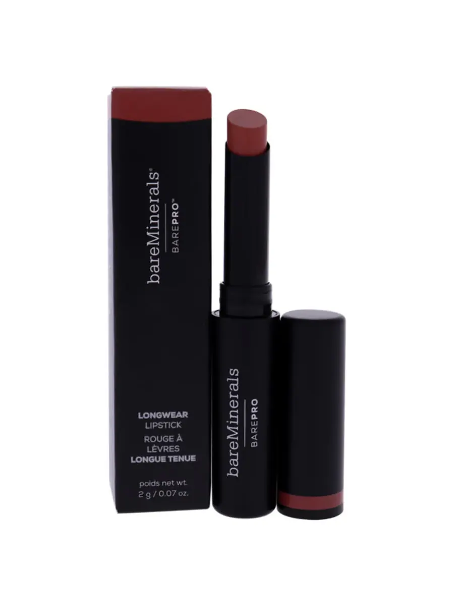 Помада Barepro Longwear - Spice от bareMinerals для женщин - 0,07 унции — коричневый