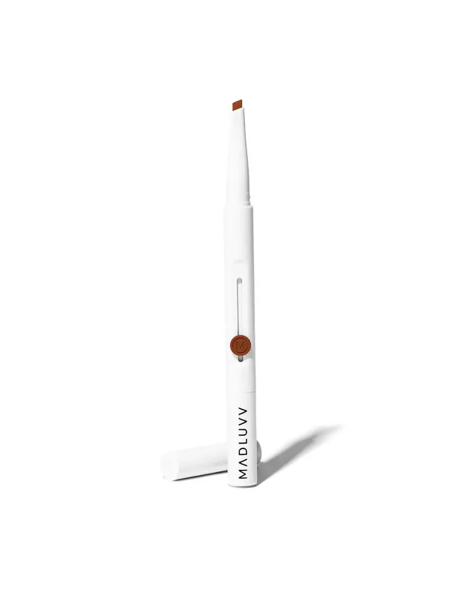 Карандаш для бровей Madluvv Ladies Exacto Brow Pencil 0.004 oz, цвет True Red, артикул 850039252426 — красный