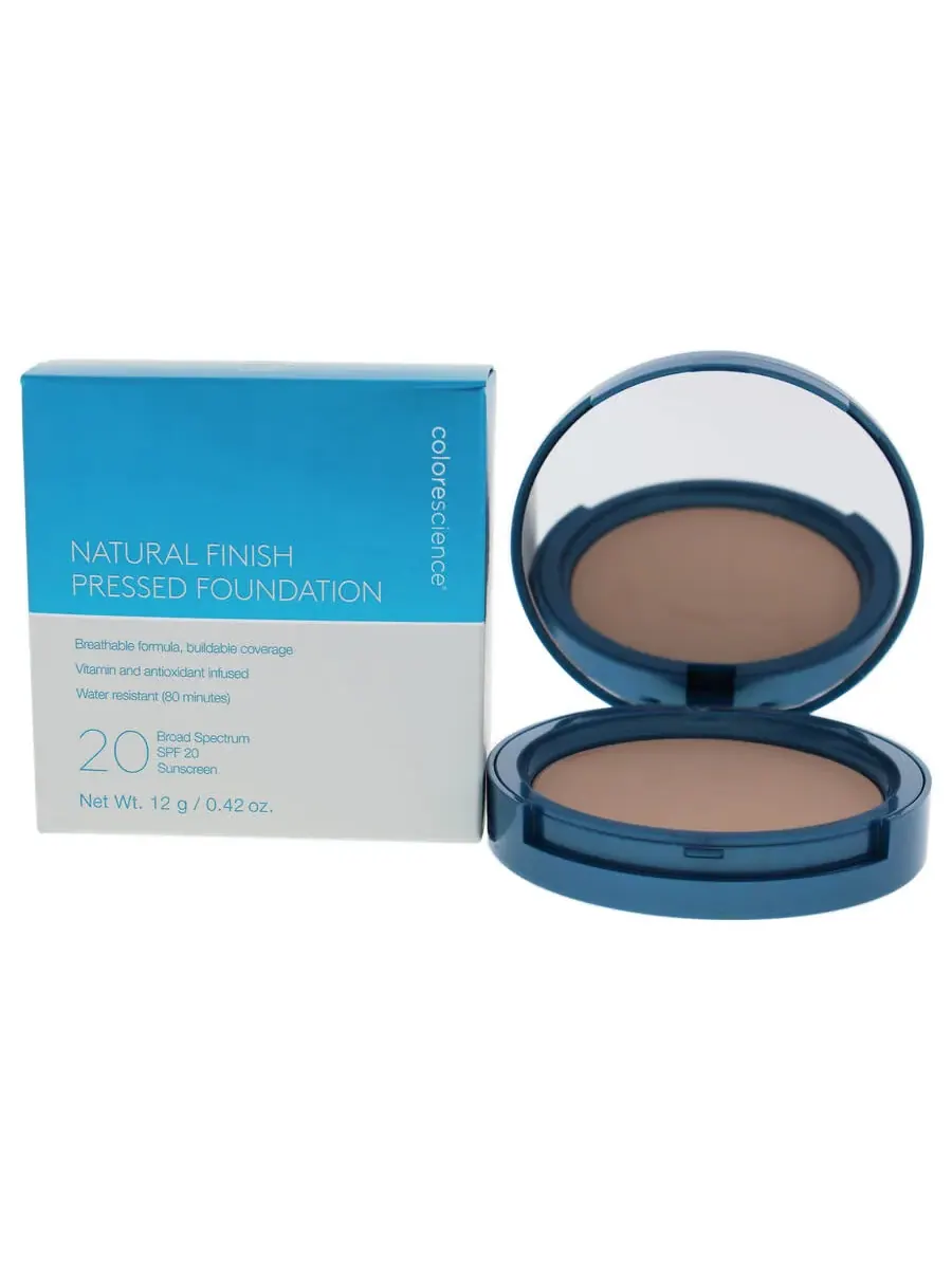 Пудровая тональная основа Natural Finish SPF 20 - Light Beige от Colorescience для женщин - 0,42 унции — бежевый