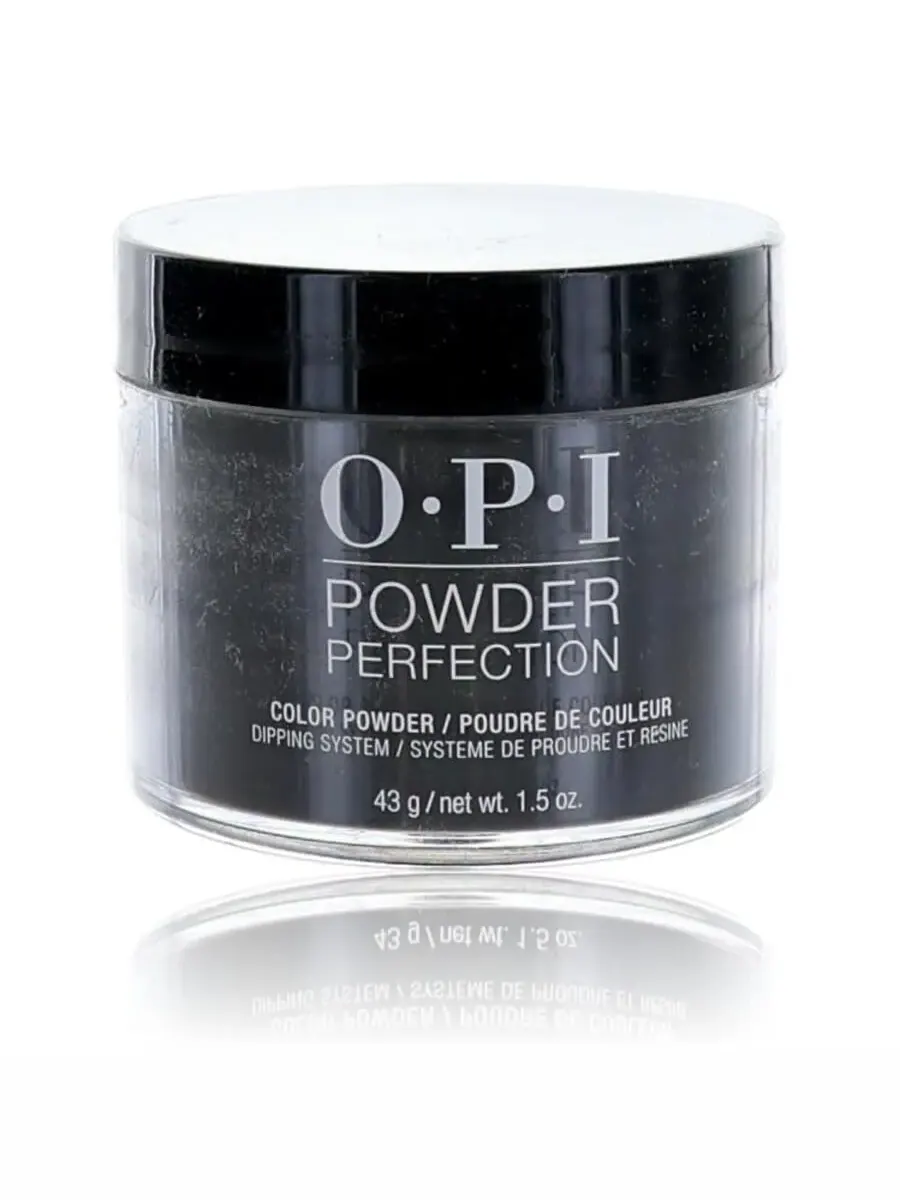 Пудра для ногтей OPI Ladies Powder Perfection Color Dip Powder 42,5 г Черный Оникс 619828133755 — черный