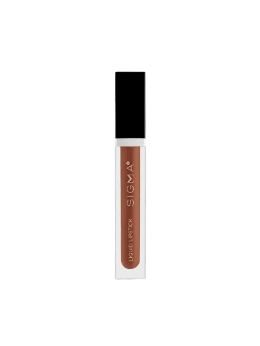 Жидкая помада для женщин SIGMA Beauty, жидкая, 0,2 унции, оттенок Cashmere, макияж 811425032602 — бежевый