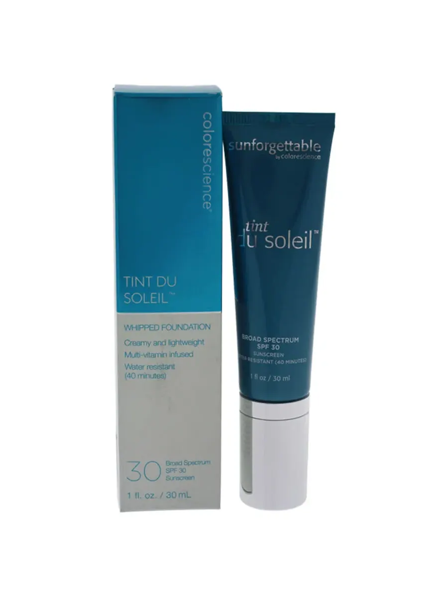 Тональная основа Tint Du Soleil Whipped SPF 30 - Medium от Colorescience для женщин - 1 унция — серый