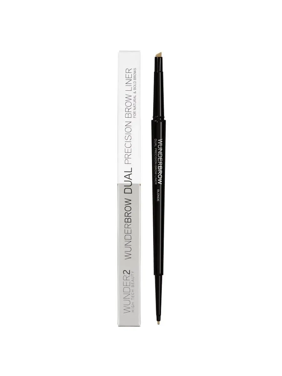 Wunderbrow Ladies Wunderbrow Двусторонний точный карандаш для бровей Блонд Макияж 5056153500367 — бежевый