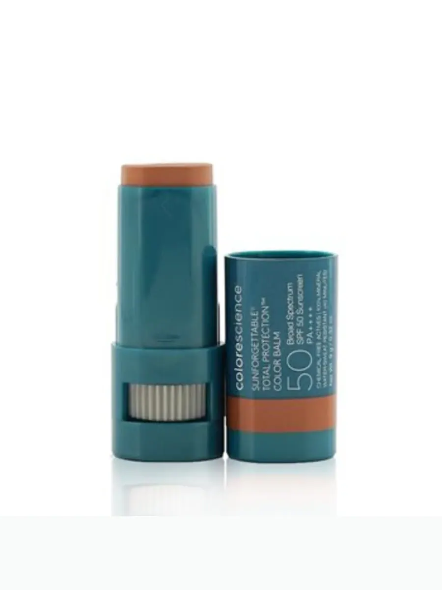 Colorescience Унисекс Солнцезащитный бальзам Total Protection Color SPF 50 0.32 унции # Бронзовый — золотистый