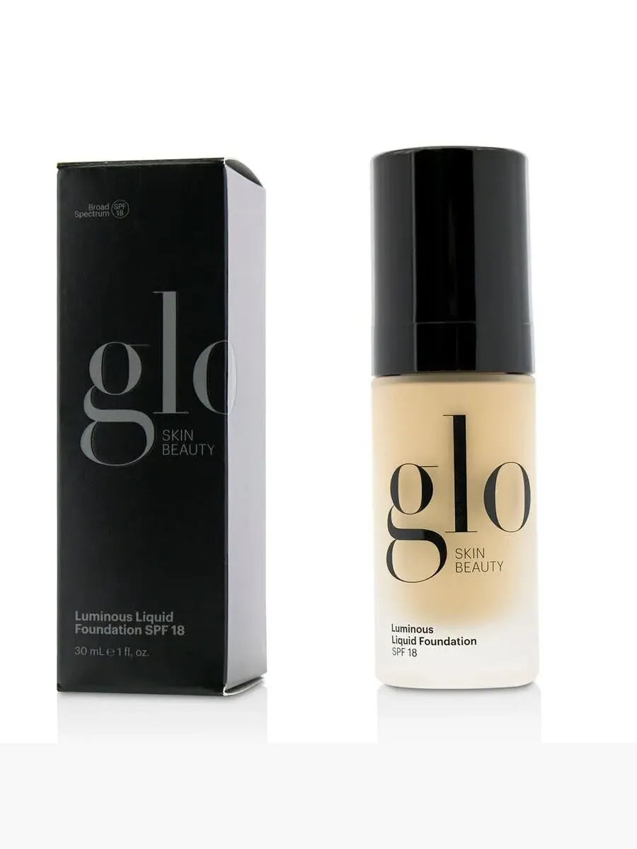 Жидкий тональный крем Glo Skin Beauty для женщин, сияющий, SPF 18, жидкий, 1,01 унции, оттенок — коричневый