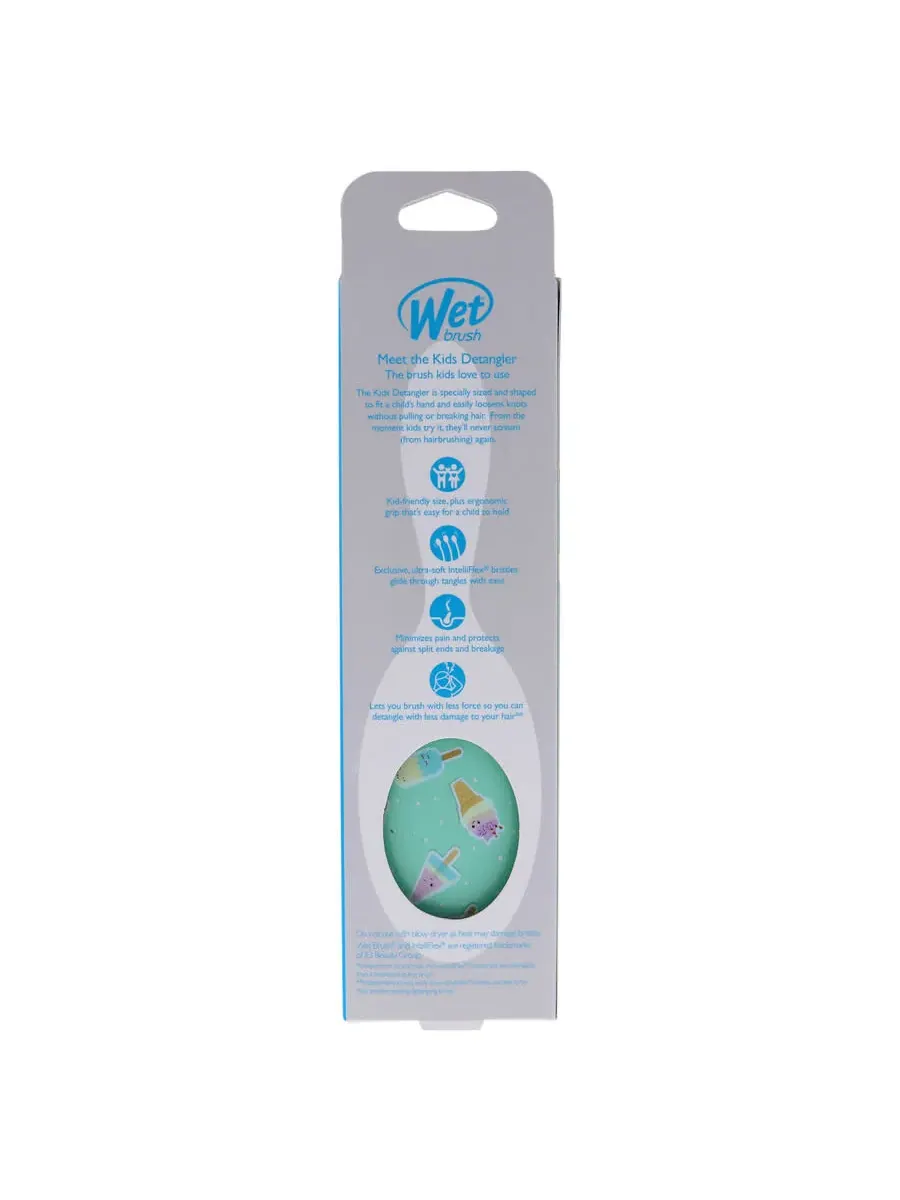 Расческа для распутывания волос для детей - Мороженое от Wet Brush для детей расчески, крем — 3