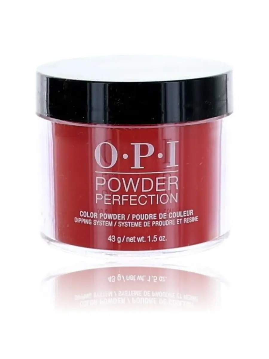 Пудра для ногтей OPI Ladies Powder Perfection Color Dip Powder 42 — красный