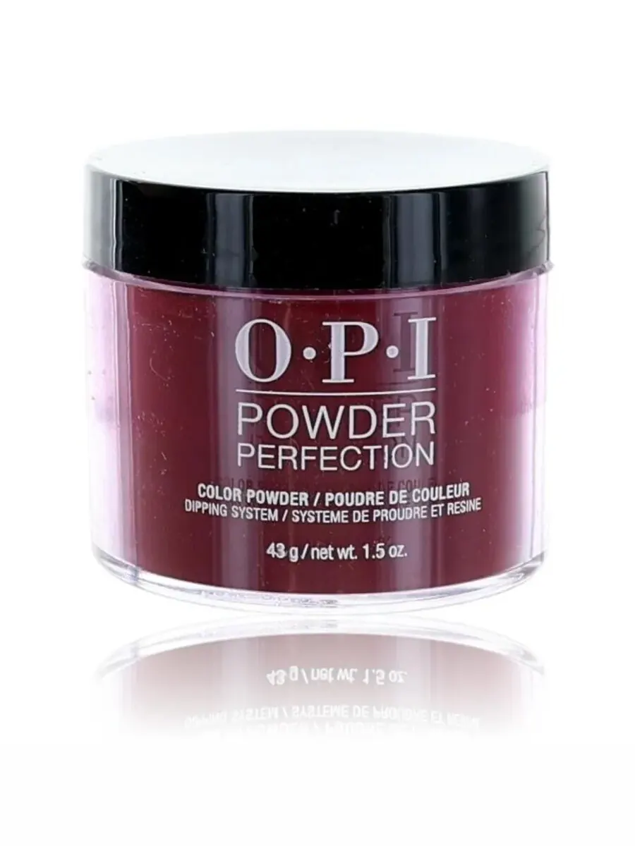 Лак для ногтей OPI Ladies Powder Perfection Color Dip Powder 1.5 oz Malaga Wine Nails 619828133700 — красный