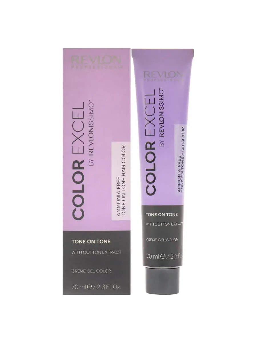 Краска для волос Revlon Unisex Revlonissimo Color Excel 2.3 Oz 7.34 Medium Golden Copper Blonde