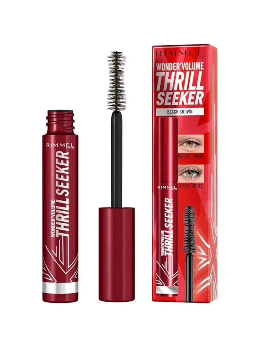 Тушь для ресниц Rimmel London Ladies Wonder Volume Thrill Seeker 0.27 унции — изображение 1 из 1