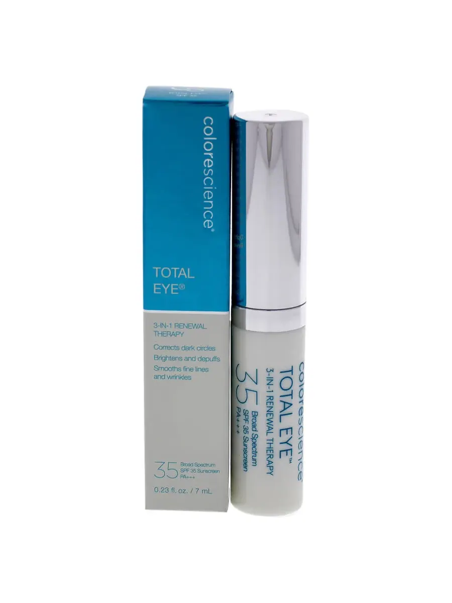 Total Eye 3-в-1 омолаживающая терапия SPF 35 - Tan от Colorescience для женщин - 0,23 унции — бежевый