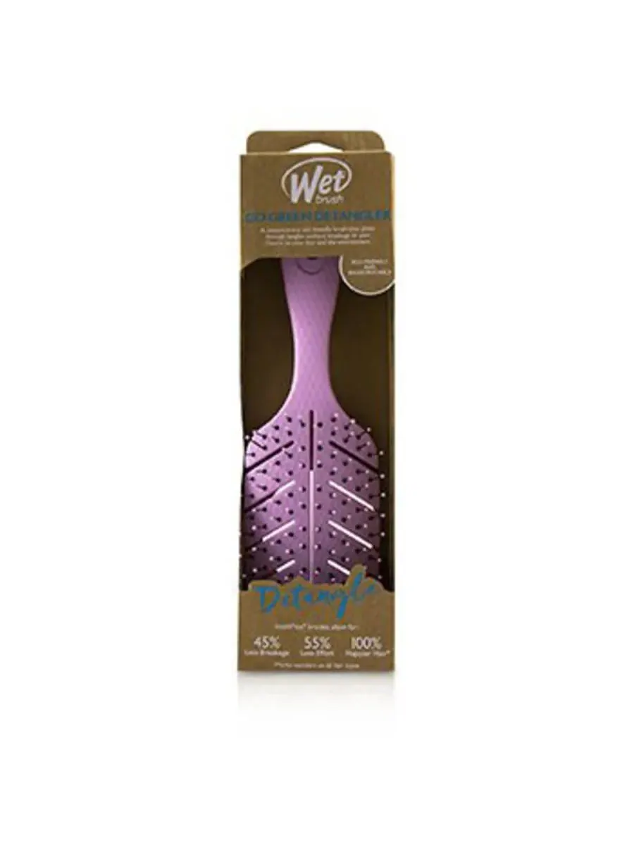 Расческа Wet Brush Go Green для распутывания волос # Бледно-розовый Инструменты и щетки 736658599503 — 2