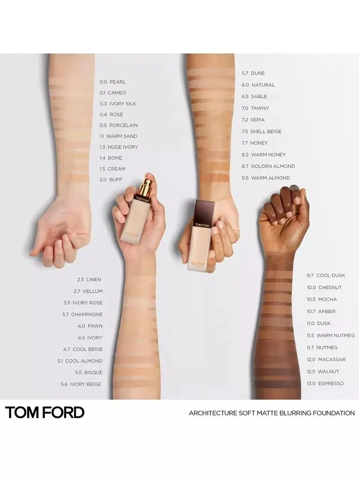 Архитектура Мягкая матовая основа для размытия Tom Ford, цвет 10.5 Mocha - Deep — изображение 3 из 5