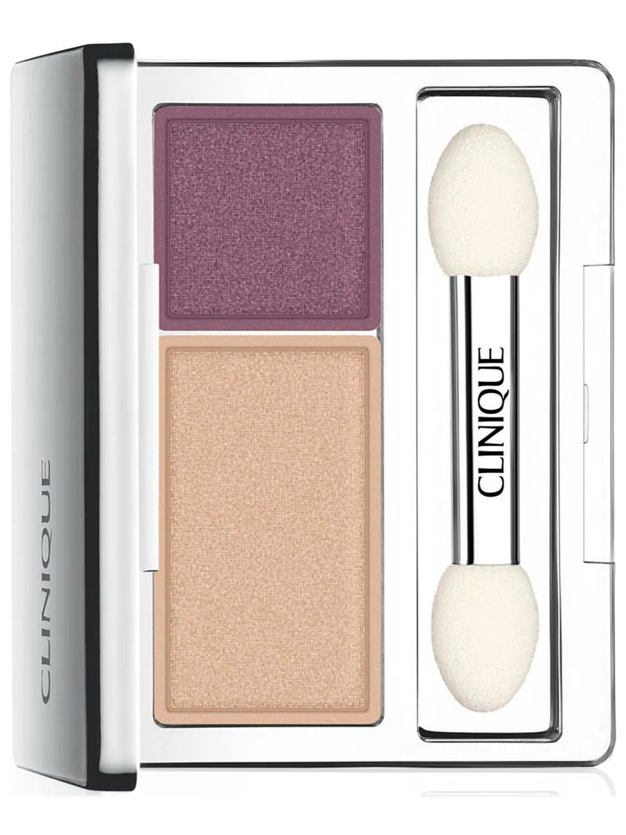 Набор двухцветных теней для век All About Shadow, 0,05 унции Clinique, цвет beach plum