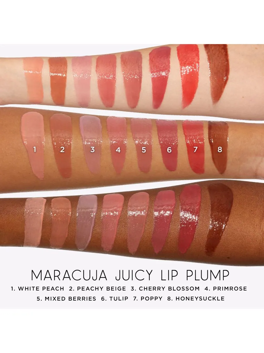 Миниатюрная версия бальзама для губ Maracuja Juicy Lip Plump Tarte, цвет mixed berries — изображение 6 из 10