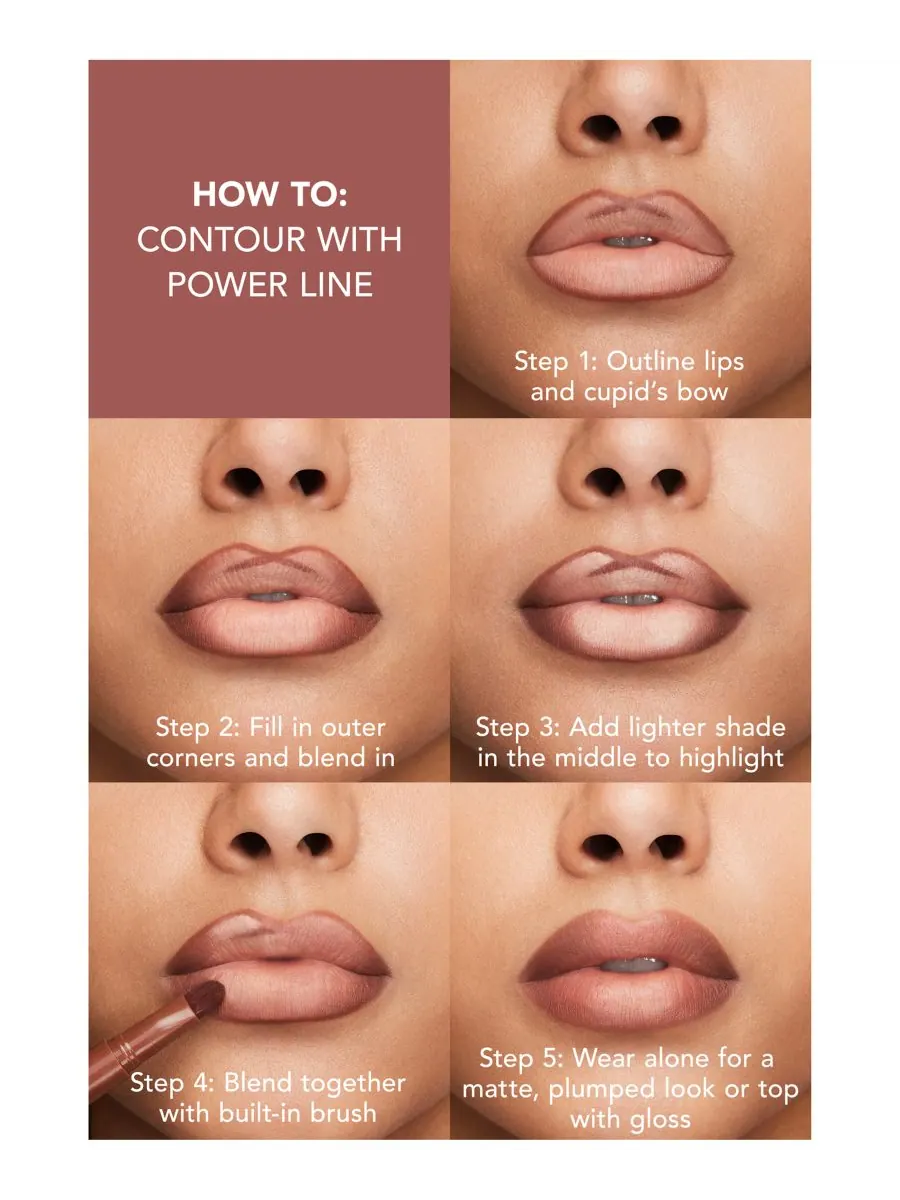 Карандаш для губ Power Line Plumping Lip Line, 0,01 унции Buxom Cosmetics, цвет smooth spice — изображение 4 из 6