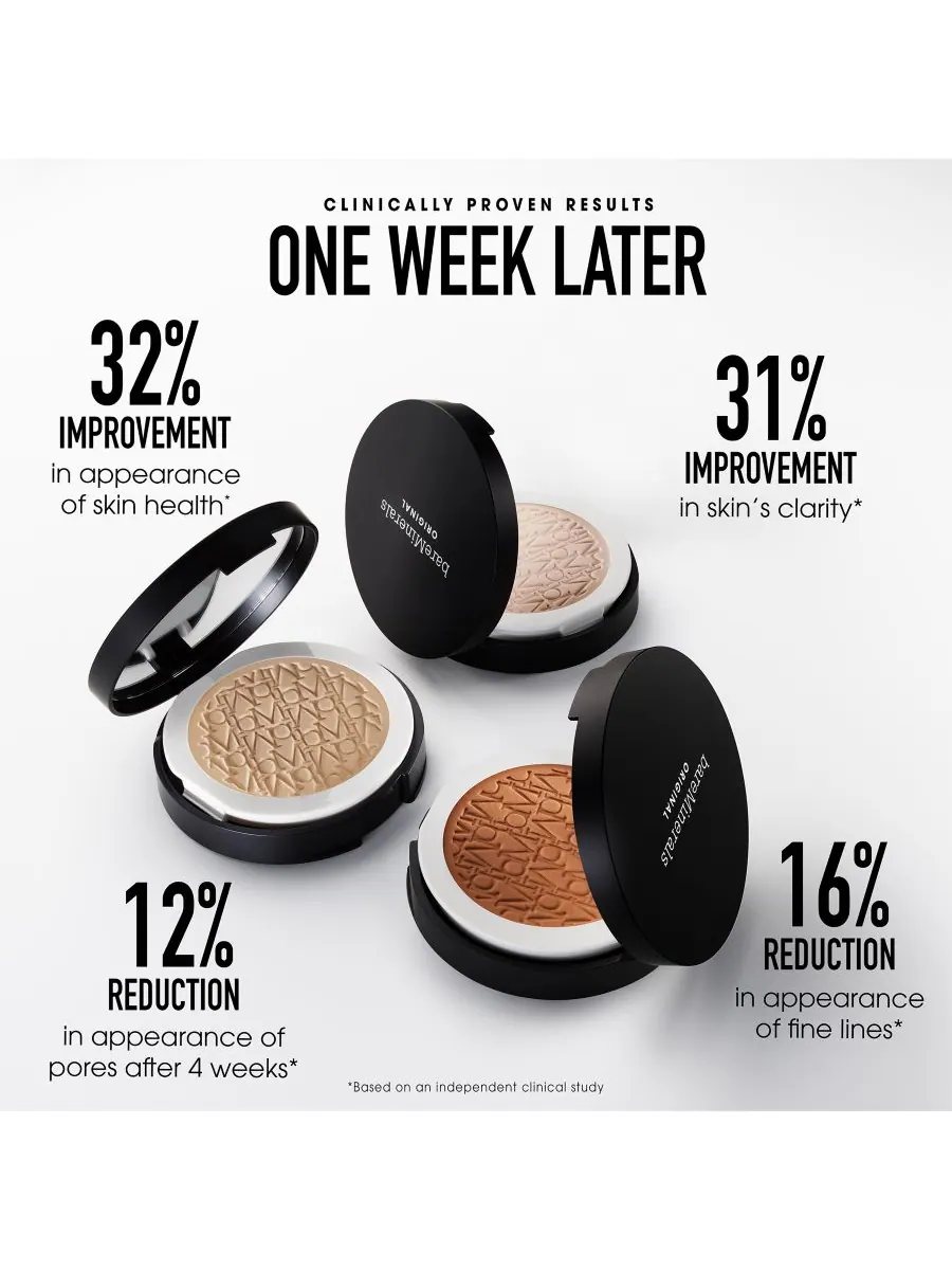 Оригинальная прессованная пудра-основа без талька, минеральная, с SPF 15 BareMinerals — изображение 5 из 10