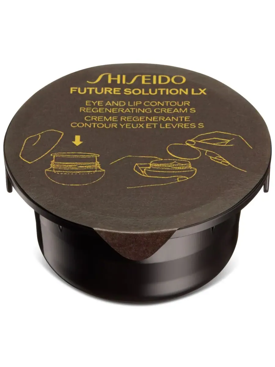 Shiseido Сменный блок восстанавливающего крема для контура глаз и губ Future Solution LX, 0,6 унции — мульти