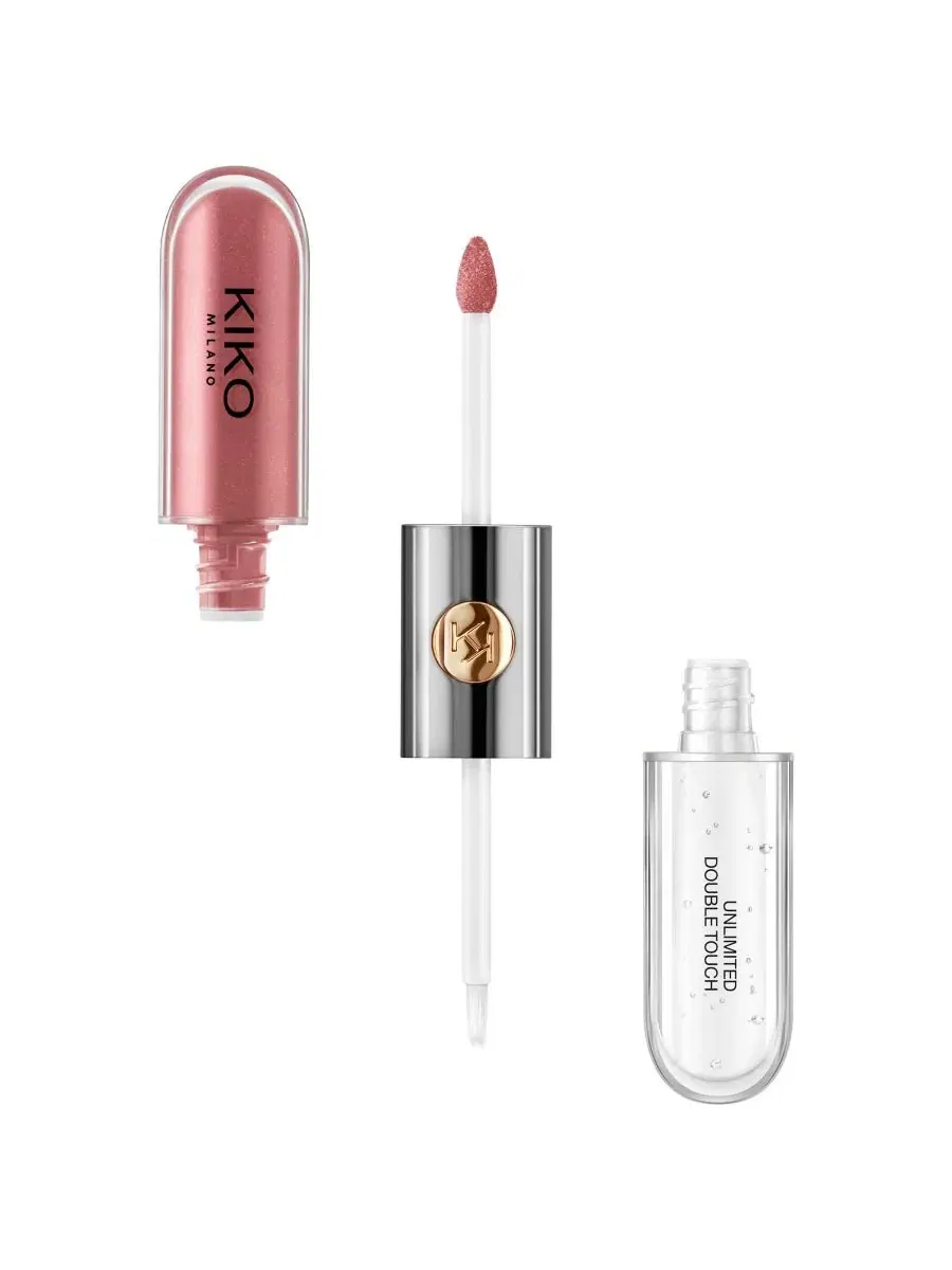Жидкая помада двухфазная Unlimited Double Touch, 6 мл, модель Double Touch KIKO Milano, 120 Rosy