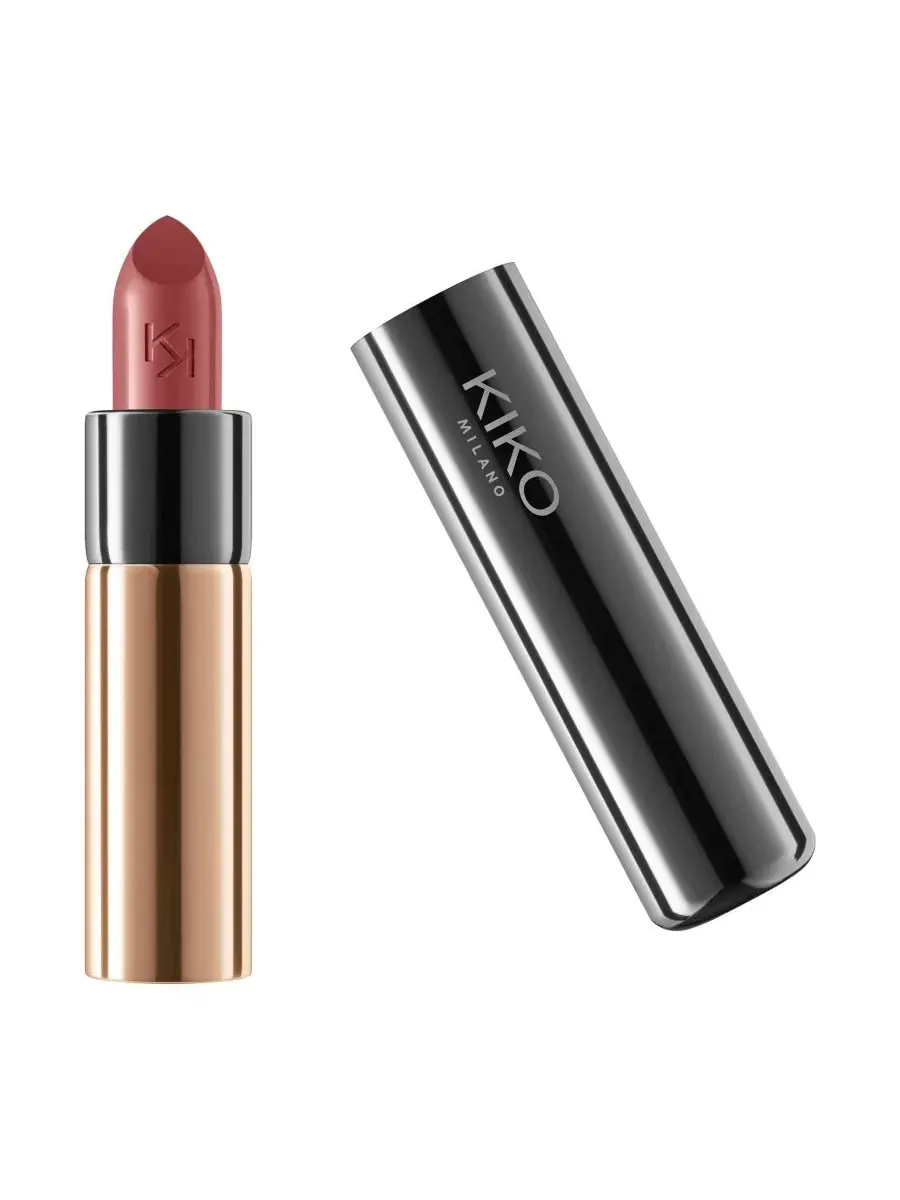 Кремовая помада с блеском, модель Gossamer Emotion KIKO Milano — коричневый