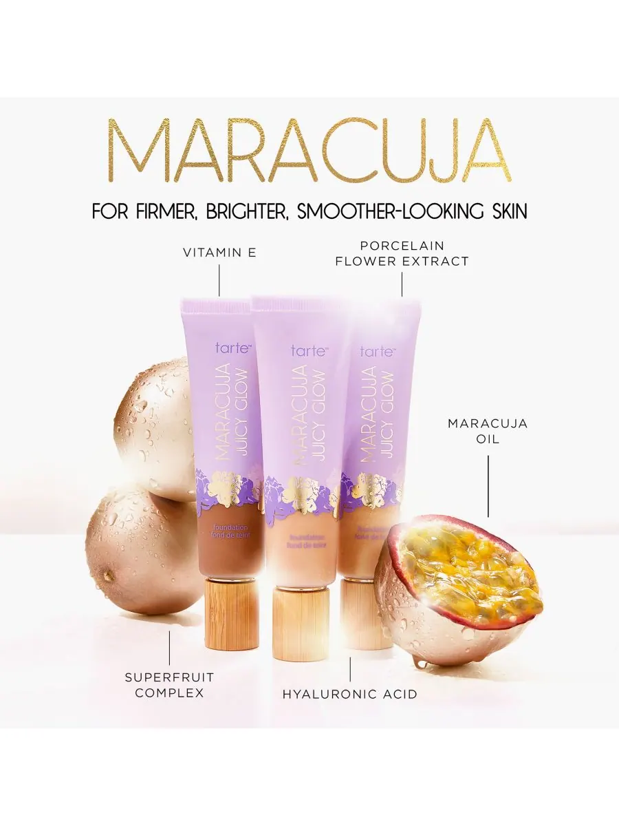 Тонирующий крем для лица Maracuja Juicy Glow Skin Tint Tarte, цвет 16n fair-light neutral — изображение 8 из 10