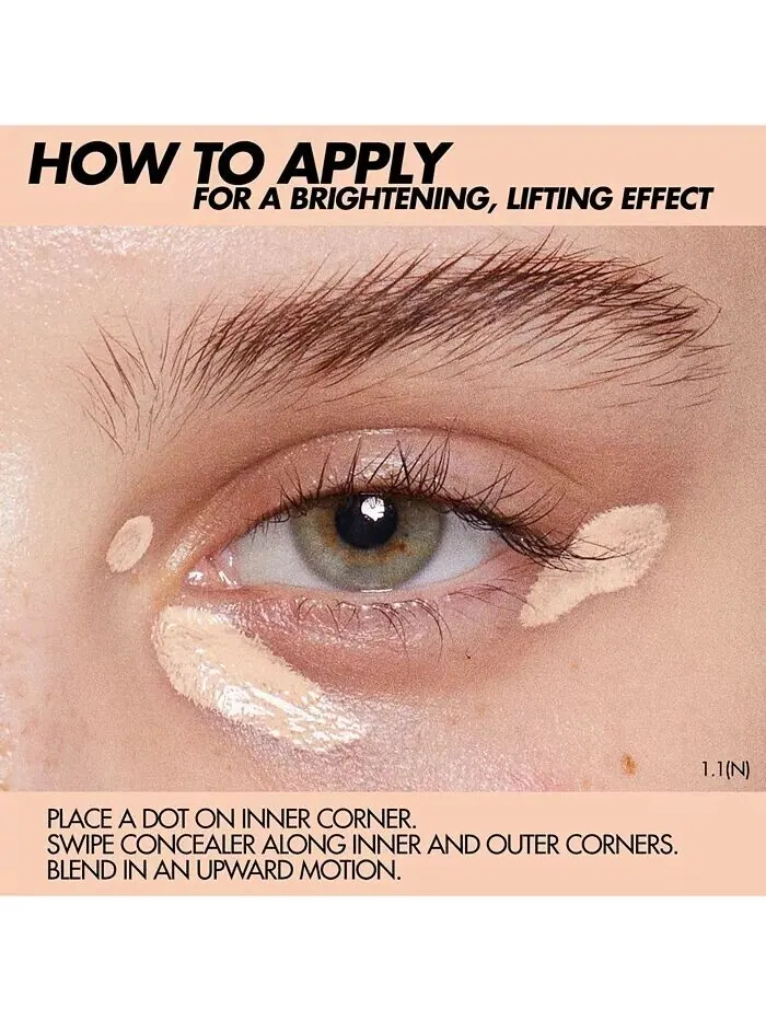 Консилер HD Skin Smooth & Blur Make Up For Ever, цвет 1.1 (N) - Lace — изображение 8 из 11