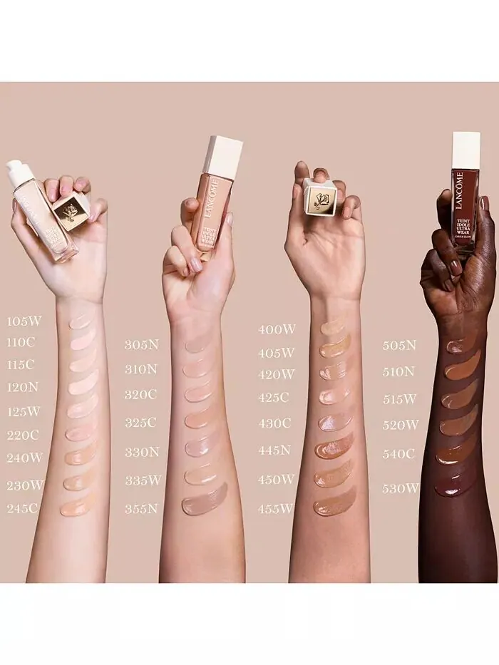 Тональная основа Lancôme Teint Idole Ultra Wear Care & Glow Serum Foundation, цвет 105W — изображение 4 из 9