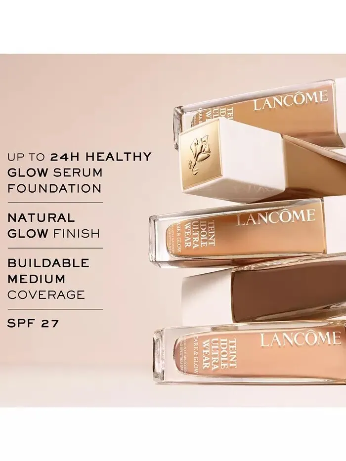 Teint Idole Ultra Wear Care & Glow Serum Тональная основа Lancôme, цвет 120N Fair with neutral — изображение 5 из 9
