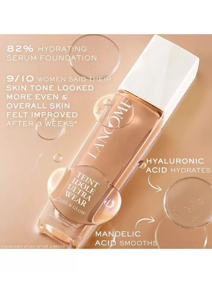 Teint Idole Ultra Wear Care & Glow Serum Тональная основа Lancôme, цвет 120N Fair with neutral — изображение 6 из 9