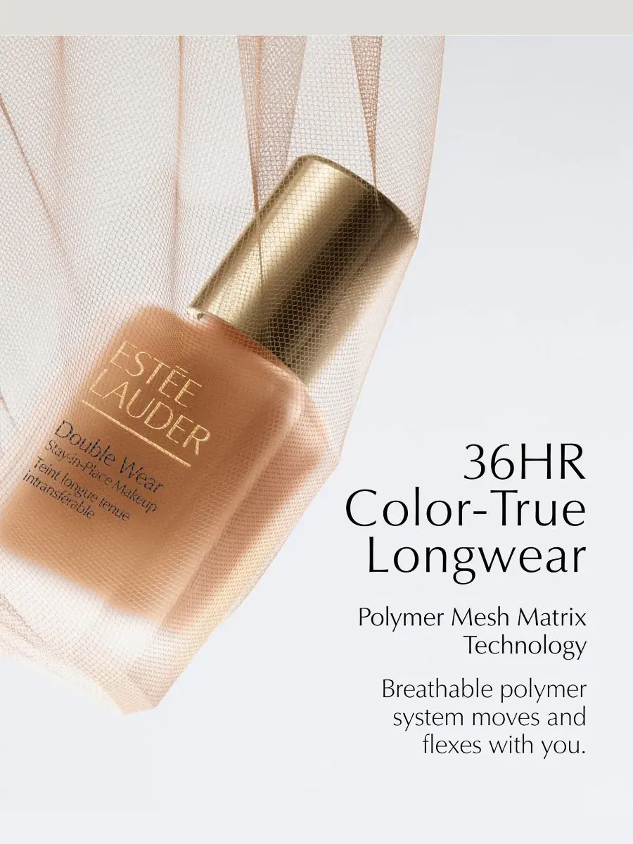 Стойкая матирующая тональная основа Double Wear Stay-in-Place Longwear Matte Foundation Estée — изображение 10 из 10
