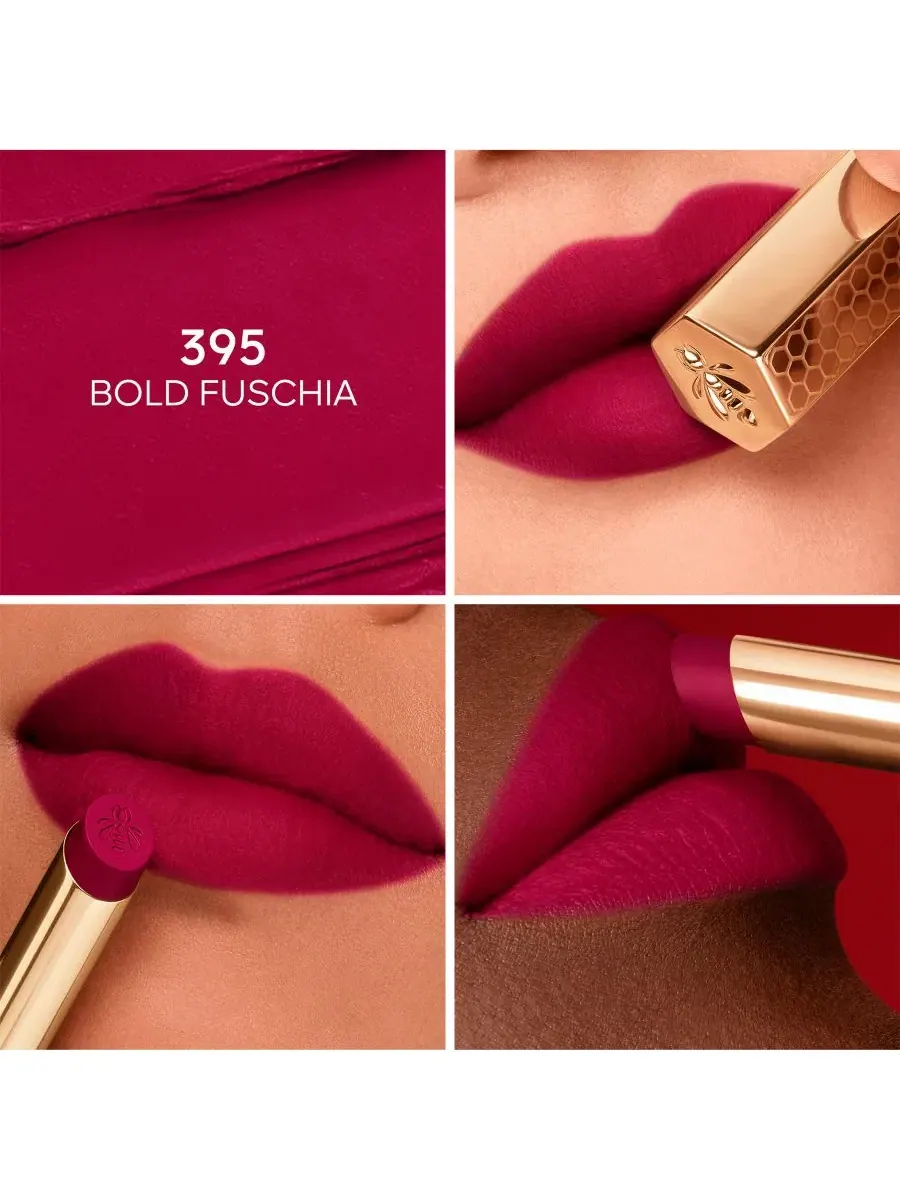Помада KissKiss с медом Guerlain, 395 bold fuchsia — изображение 2 из 8