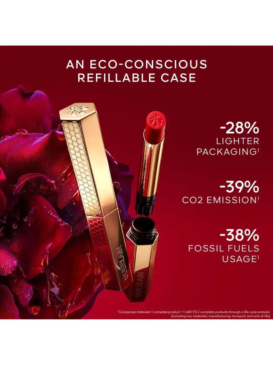 Помада KissKiss с медом Guerlain, 395 bold fuchsia — изображение 4 из 8