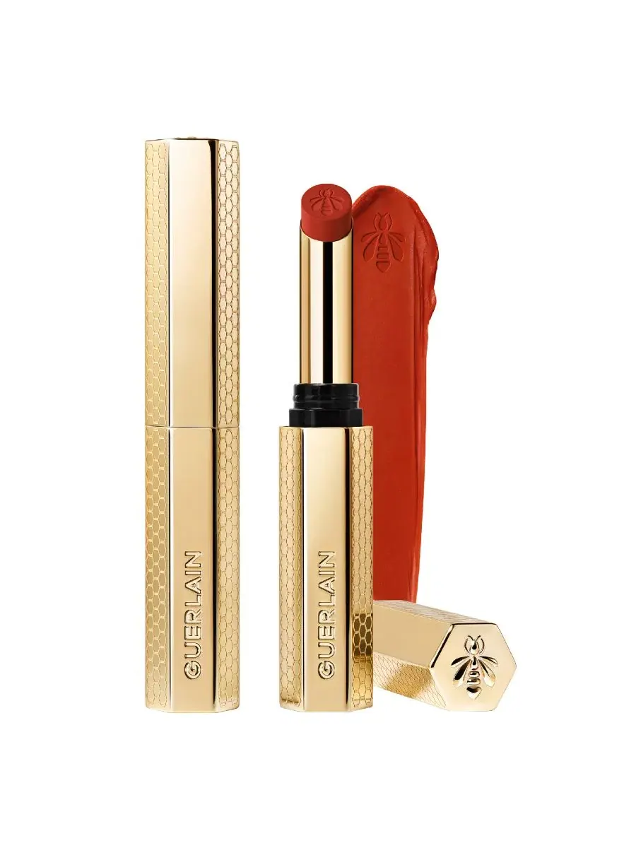 Помада KissKiss с медом Guerlain, 668 warm marigold