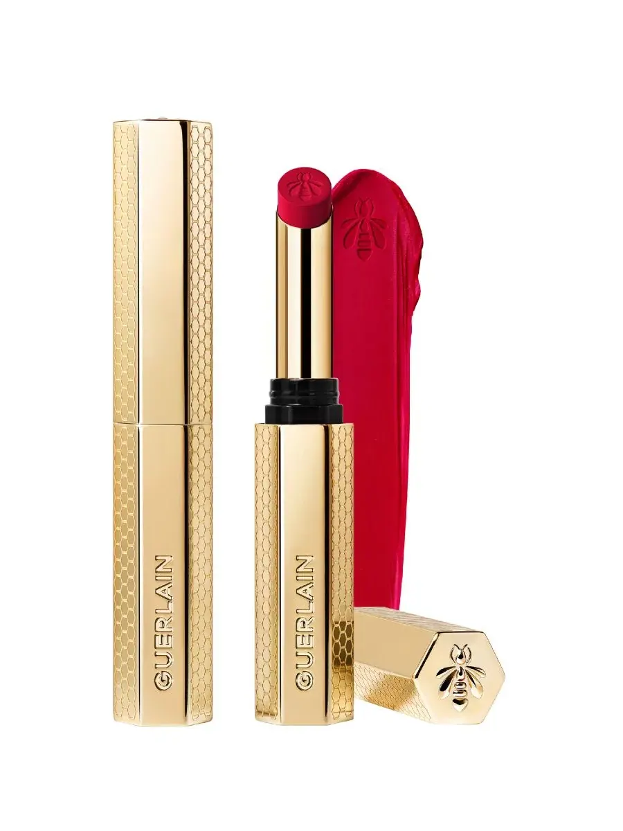 Помада KissKiss с медом Guerlain — красный