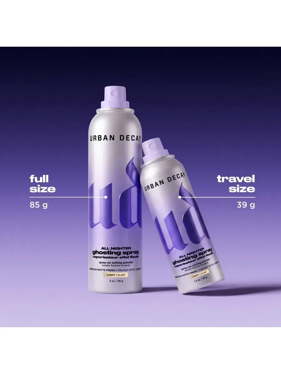 Спрей-пудра для лица Urban Decay All Nighter Ghosting, 45 мл — изображение 2 из 10
