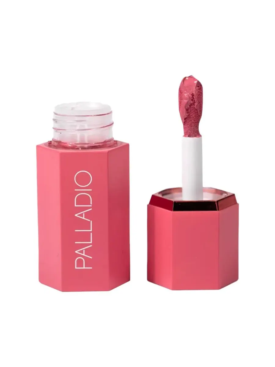 Жидкие румяна-тинт для щек и губ Palladio, 4,5 мл