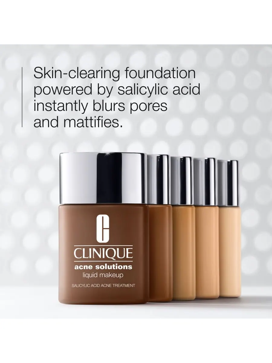 Жидкая тональная основа Acne Solutions, 1 унция Clinique — изображение 3 из 10