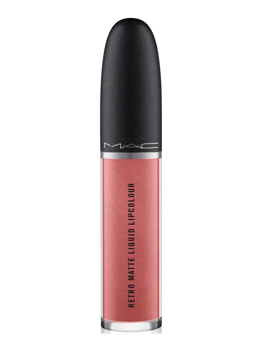 Жидкая матовая помада Retro Matte Liquid Lipcolor Metallics Lipstick MAC, цвет gemz and roses — изображение 6 из 6