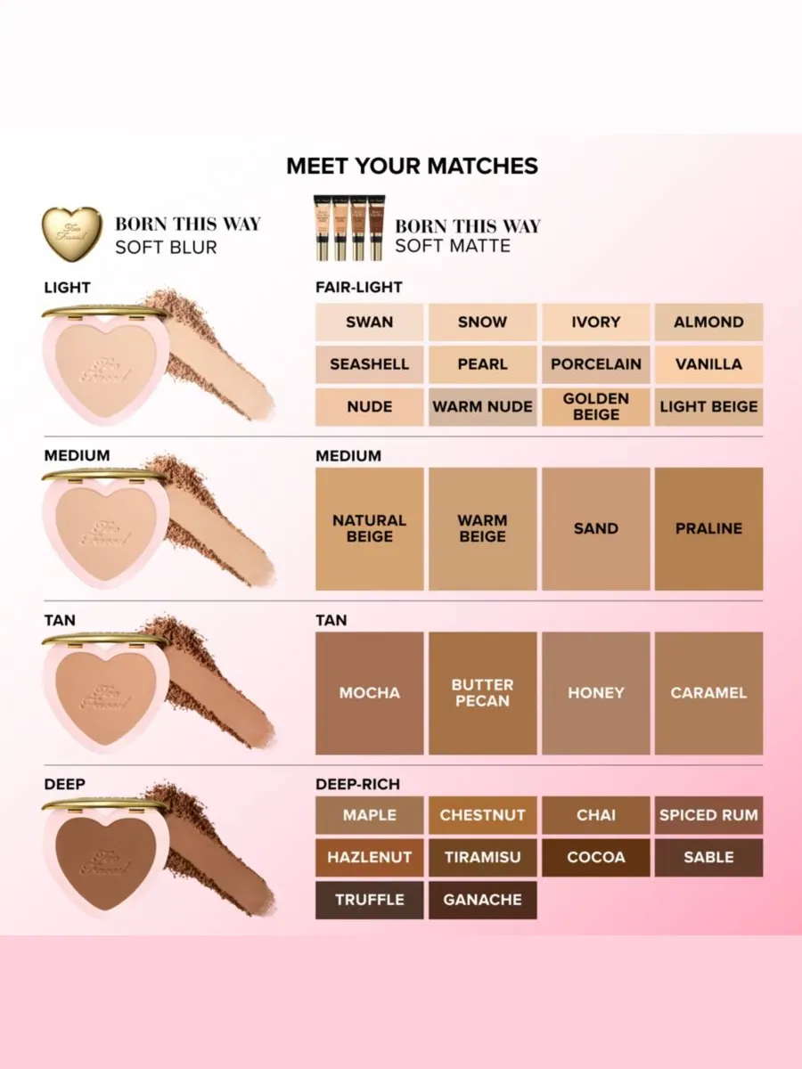 Тональная основа Born This Way Soft Matte Foundation Too Faced — изображение 10 из 10