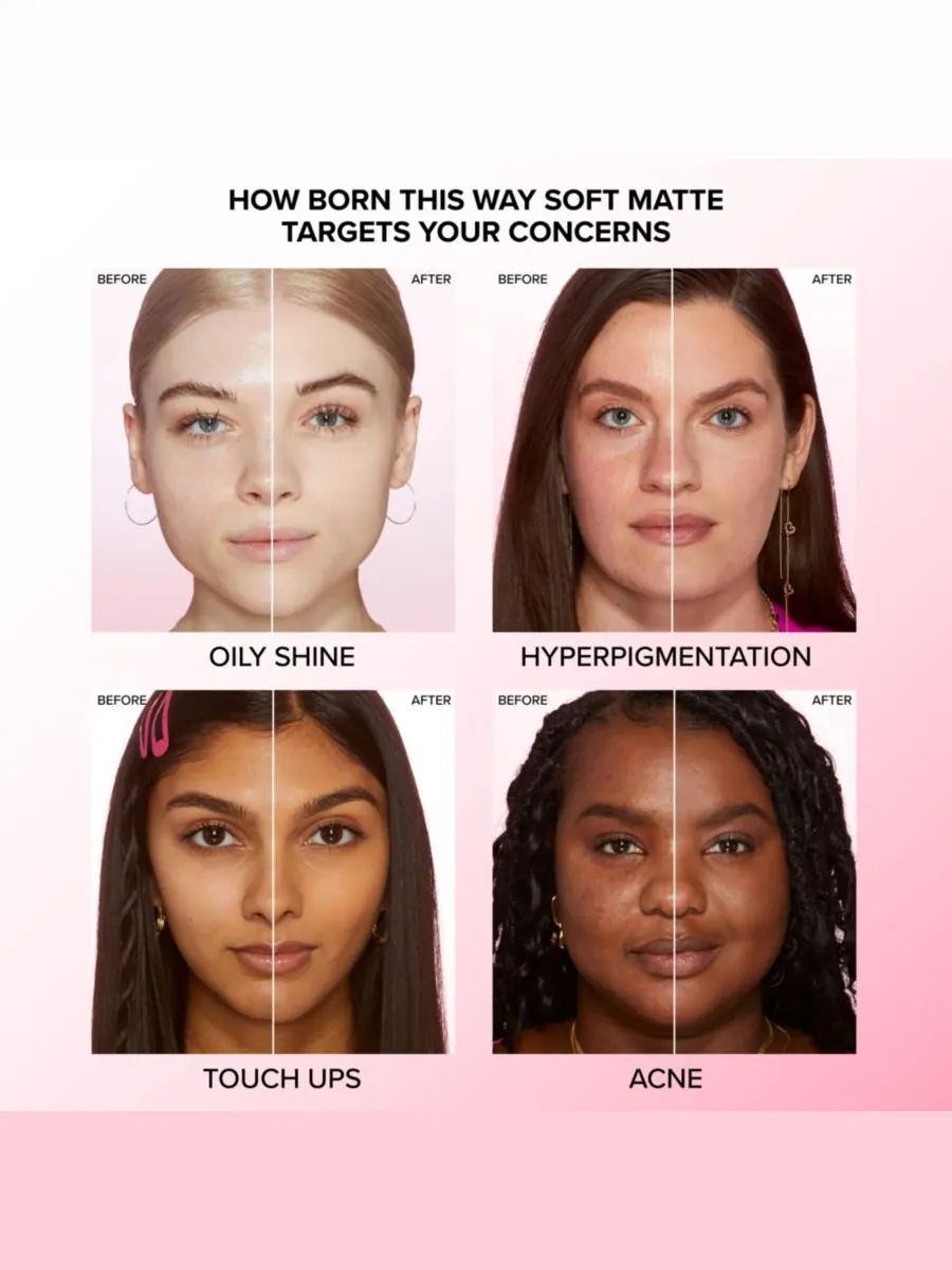 Тональная основа Born This Way Soft Matte Foundation Too Faced, цвет butter pecan — изображение 9 из 10